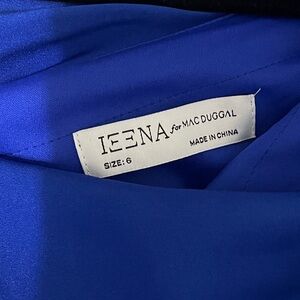 Ieena for Mac Duggal Blue Dress